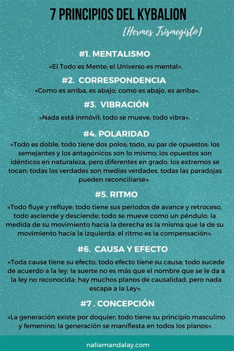 Las 7 Leyes del Kybalión .